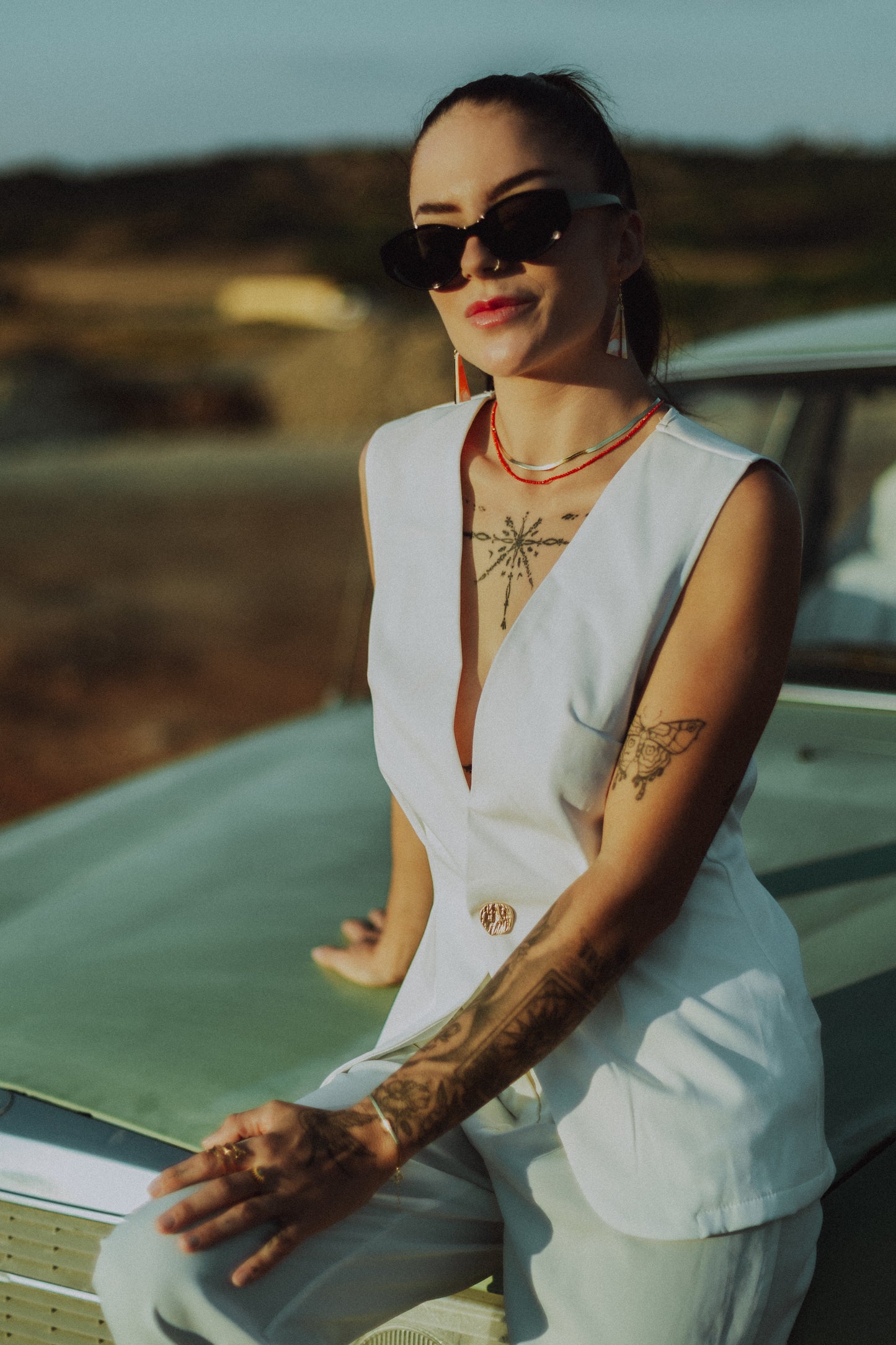 Clara Necklace Orange