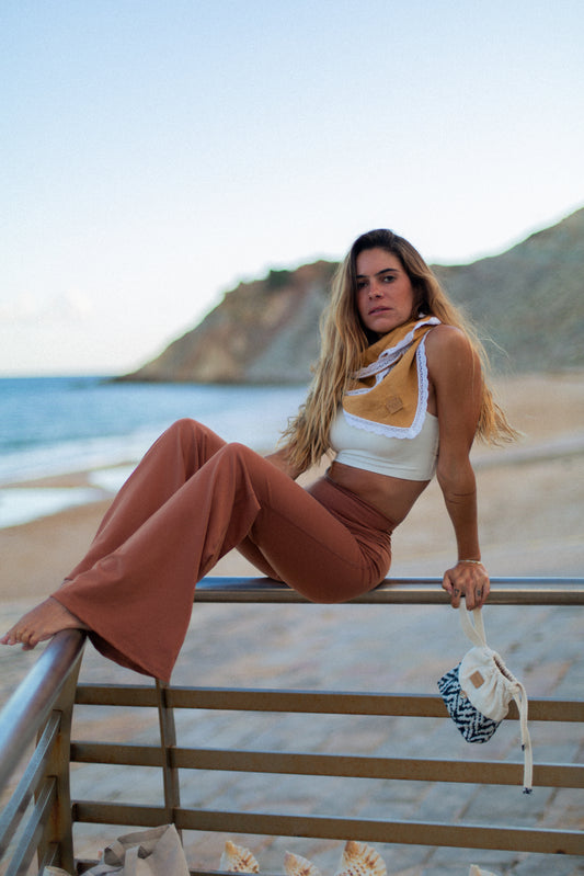Mustard Flare leggings