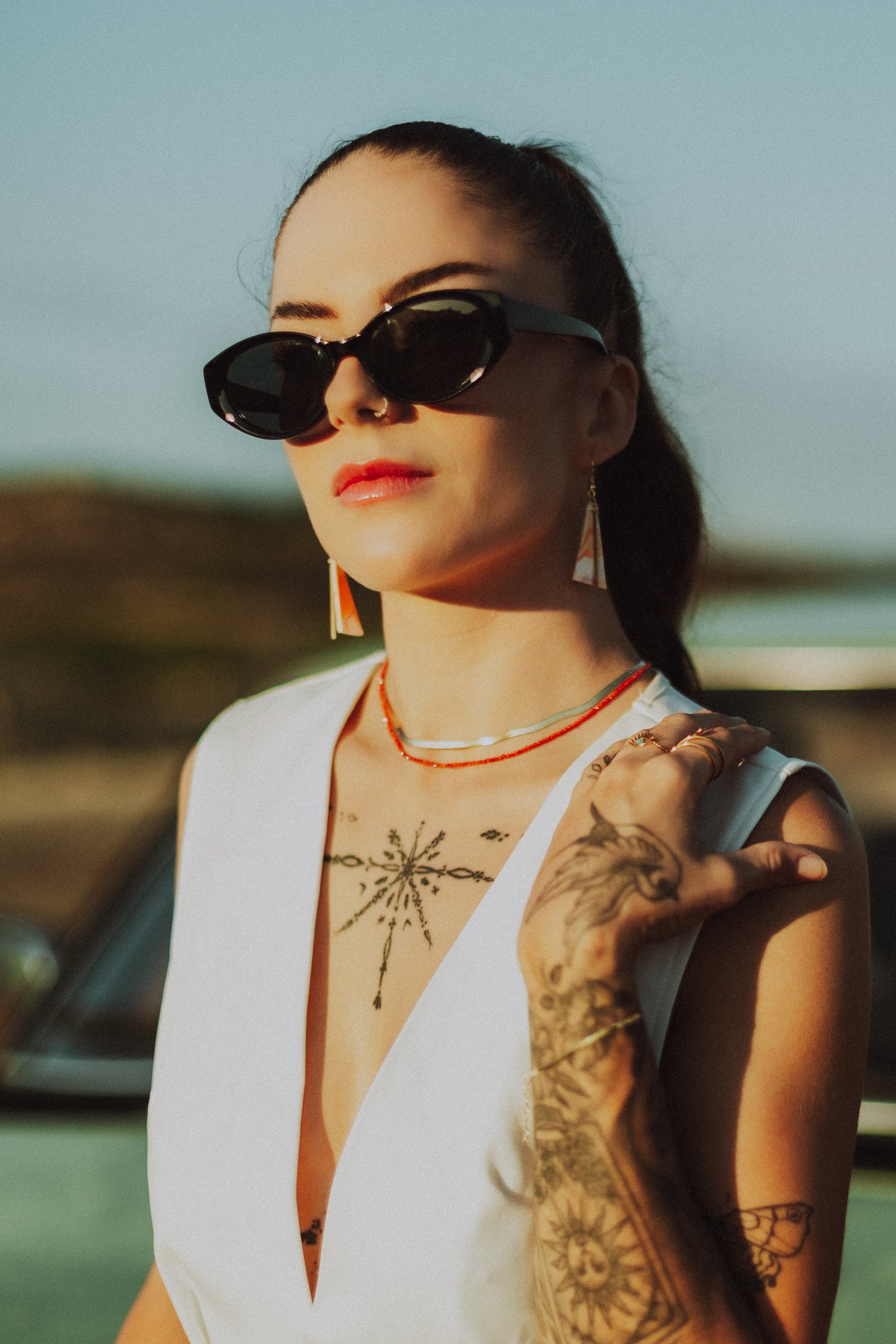 Clara Necklace Orange